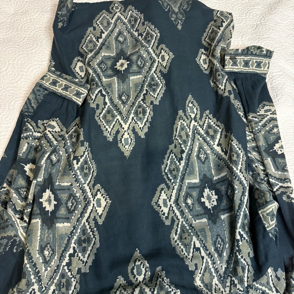 Blue Patterned Women's Tunic - Picture 12 of 12